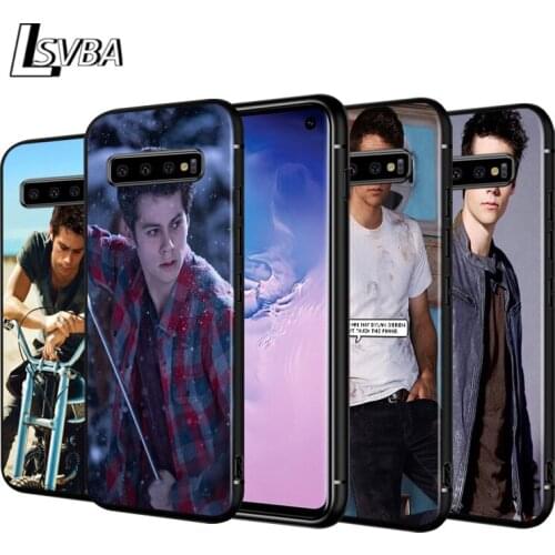 Teen Wolf Dylan Obrien For Samsung Galaxy Note 20 10 9 S10 Ultra S10E S9 S8 Plus A21S A51 A71 5G Black Phone Case