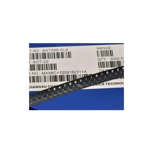 200PCS BAT54 BAT54S DIODE SCHTK DUAL 30V 200MA SOT23