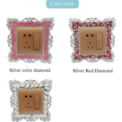 European style creative switch sticker switch protection decoration switch cover wall sticker wall lamp socket cover decoration