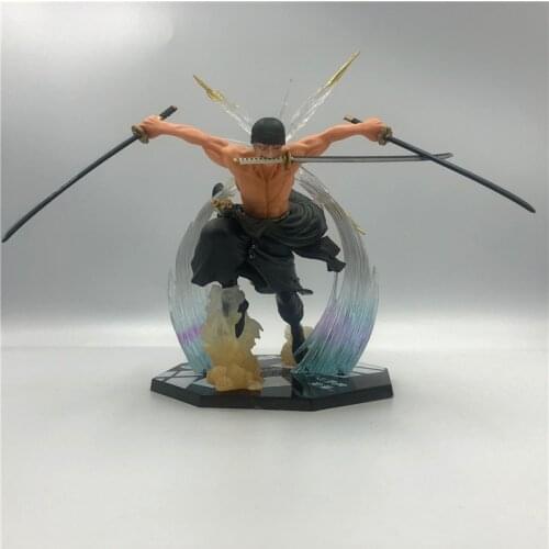 Roronoa Zoro Figurine Colossum Battle Ver PVC Action Collection Figure Model Gift Luffy 21cm