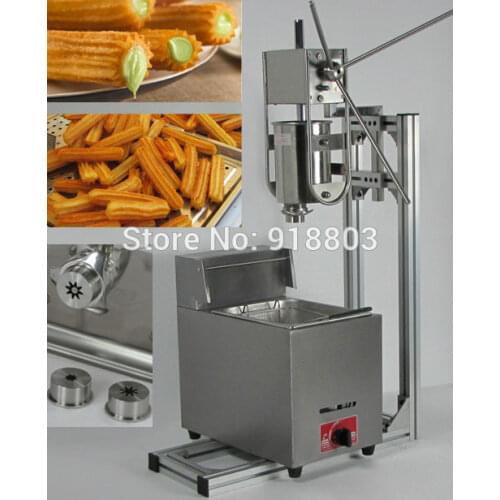 3 in 1 3L Manual Churros Maker + Working Stand + 6L Gas Fryer