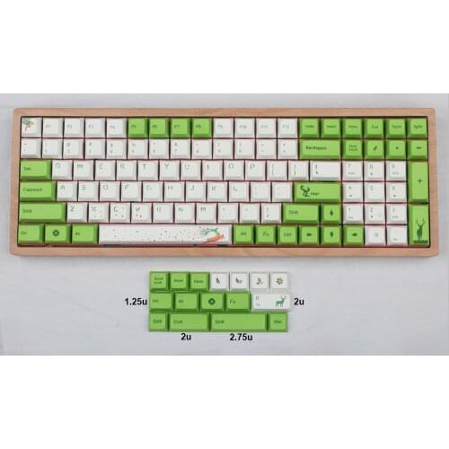 PBT Dye-Sub Keycaps XDA Gungle for Cherry MX Switches of 61 84 87 96 104 108 XD60 GK61 GH60 Poker Mechanical Keyboards