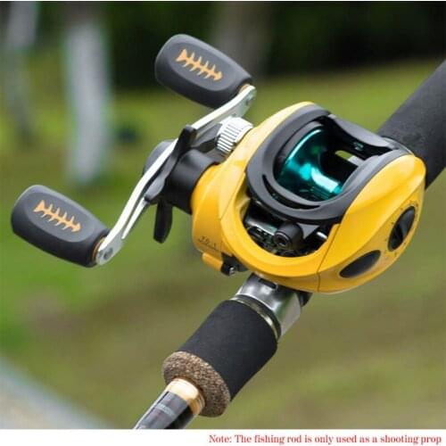 New Baitcasting Reel 18 Ball Bearings Fishing Gear Water Drop Wheel Right/Left Hand Bait Casting Fishing Reel