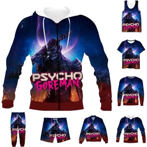 New Fashion 3D Full Print Movie Poster T-shirt/Sweatshirt/Zip Hoodies/Thin Jacket/Pants Four Seasons Casual Suit V35