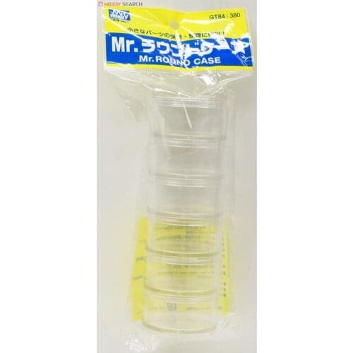 New CSI Creos GT-84 Mr.Hobby Mr.Round Case Transparent Small Parts Storage Box