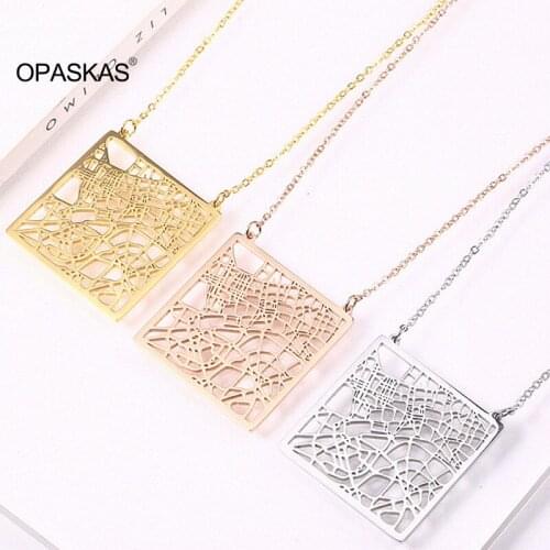 London Necklace London City Map Pendant Precision Cut Jewelry In Incredible Detail Jewelry Gift for Men Women VL