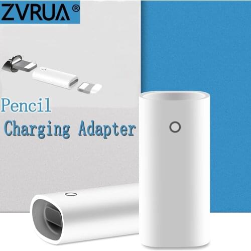 ZVRUA Portable Mini Connector Charging Adapter for Apple Pencil Female to Female Home Office Easy Charge Charger Accessories