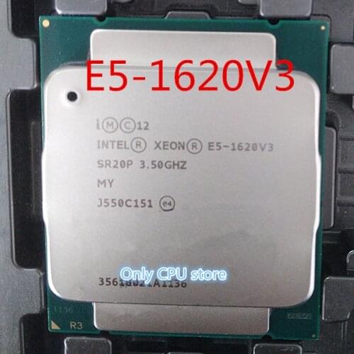E5-1620V3 Original Intel Xeon E5 1620 v3 3.50GHz 4-Core 10MB E5-1620 v3 DDR4 2133MHz FCLGA2011-3 TPD 140W free shpping E5 1620V3