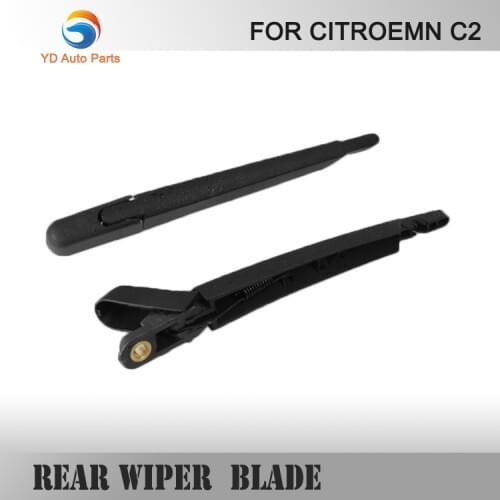 RAINNING WINDOW BACK WIPER AND ARM FOR CITROEN C2 REAR WINDSCREEN WIPER ARM AND BLADE SET BRAND NEW 2003-2012BRAND NEW