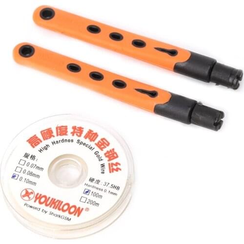 0.1mm High Hardness LCD Screen Separation Wire Cutting+Handle For Phone Repair