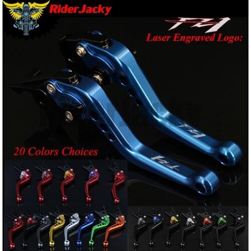 RiderJacky CNC Adjustable 14.7cm Short Brake Clutch Levers For Yamaha FZ1 FAZER 2001-2005 2002 2003 2004