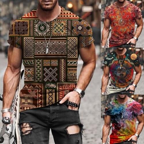 S-5XL Harajuku Men T-shirt Short Sleeve Sweatshirt Top O-neck Printed Hip-hop T-shirts Oversized Streetwear Shirt Blouse Summer