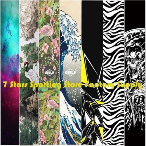 Online Celebrities Skate Board Sandpaper 120*25cm Electric Sakteboard Abrasive Paper Scooter Cruiser Griptape Longboard Stickers