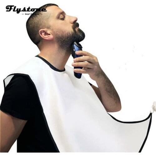 SUEF Beard Shave Apron Bib Trimmer Razor Holder Rack Hair Shave Apron Shaving Shaver Holder Bathroom Organizer Gift for Man @8