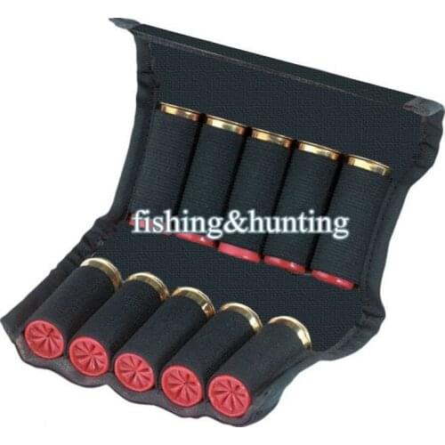 Bullet bag 10 bullets pouch Hunting Bullet Holder shell pouch 10 Round Shotgun Shell Carrier Folding Ammo Bag