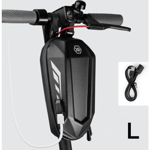 Electric Scooter Head Handle Bag EVA Hard Shell Waterproof Bags for M365/ M365 Pro Handlebar Hanging Universal Storage Front Bag