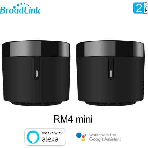 BroadLink RM4 mini BestCon RM4C mini WiFi Smart Universal Remote Intelligent Voice Control with Google Home Alexa Smart Home HUB