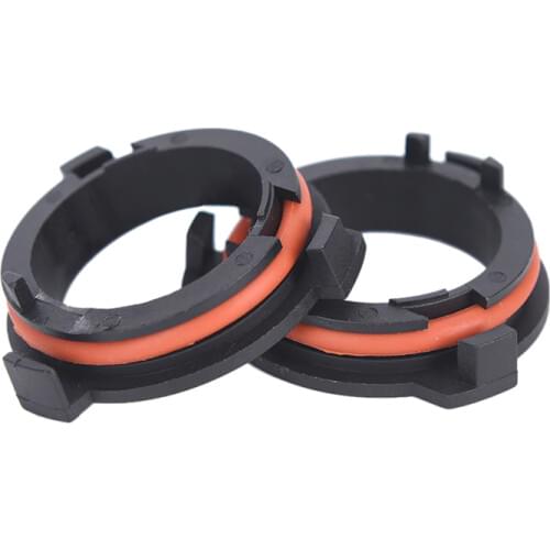 2Pcs H7 LED Headlight Bulbs Adapter Base For Opel Astra G CR-V Mazda Car Model