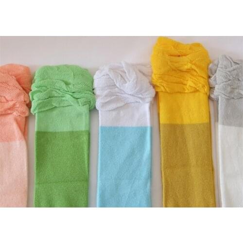 One Size 0-6 Years Children Girls Colorful Multilayer Bubble Lace Socks No heel design Kids girls socks