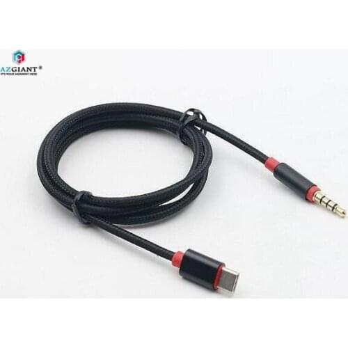 1M USB Type C Audio Cable Type-C Male to 3.5mm Male Car AUX Audio Cable for Huawei Mate 10 P20 Letv 2 Pro Xiaomi 6 Note Mix