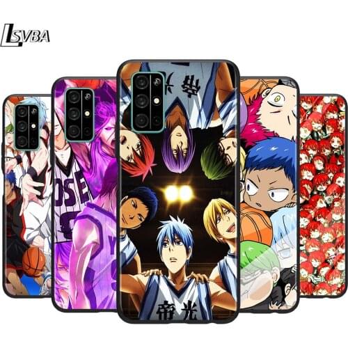 Kurokos Basketball for Huawei Honor 30 20S 20 10i 9S 9A 9C 9X 8X 10 9 Lite 8A 7C 7A Pro Soft Black Phone Case