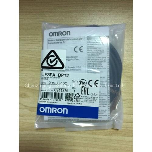 FREE SHIPPING %100 NEW E3FA-DP12 2M Photoelectric switch sensor