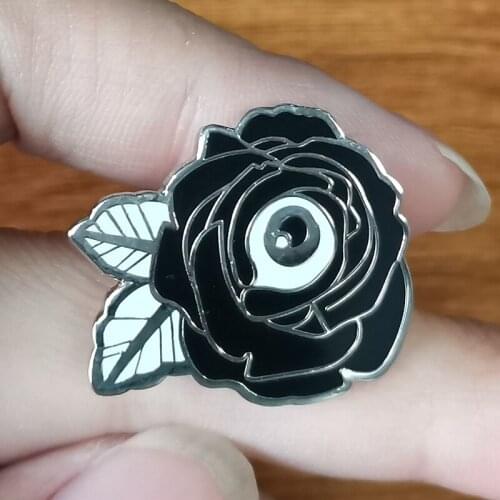Black Rose Brooch Everything has beauty, but not everyone sees it Jewelry