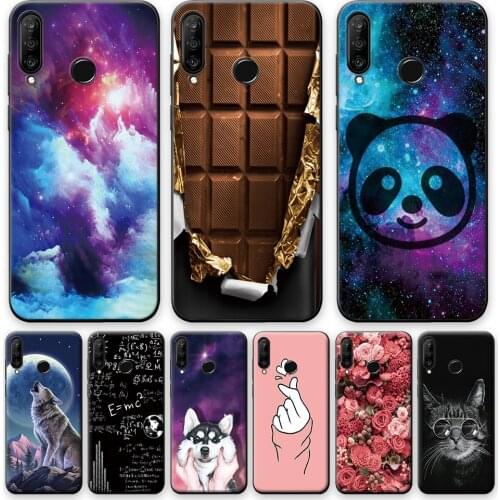 For Huawei P30 Lite Case Cover For Huawei P30 Lite Silicone Soft Phone Case Huawei P30 Lite P30Lite 6.15 inch Matte Back Bumper