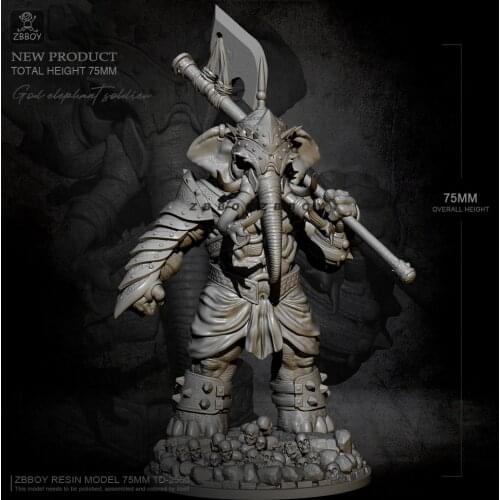 H75mm 1/24 Resin model kits figure self-assembled TD-2560