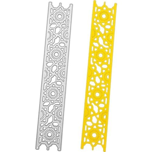 Julyarts Hollow Bar Die Cuts Scrapbooking Diy Craft Carbon Steel Metal Cutting Dies Scrapbooking Decorative Paper Cards Template