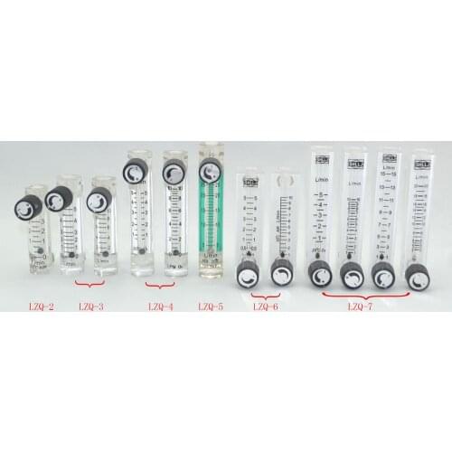 LZQ-1,2,3,4,5 plastic air flowmeter (H=90mm Oxygen flow meter)with control valve for Oxygen conectrator ,it can adjust flow