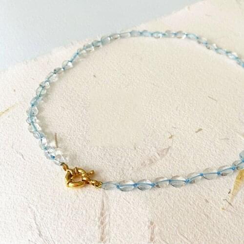 Minimalist Transparent Crystal Necklace For Man Women Trendy All-match Short Jewelry Accessories чокер из бисера 2021 Gift