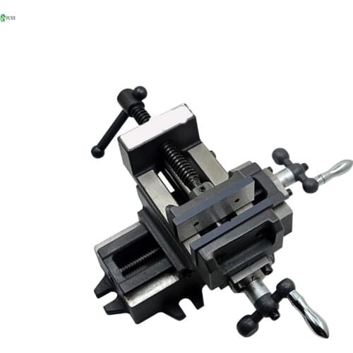 Multi-function Precision Cross Pliers Heavy Bench Vise Household Table Clamp 4 Inch Cross Vise For Drilling And Milling Machine