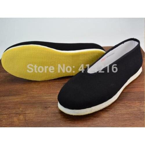 Handmade cloth mens shoes male kung fu martial arts tai chi shoes high quality