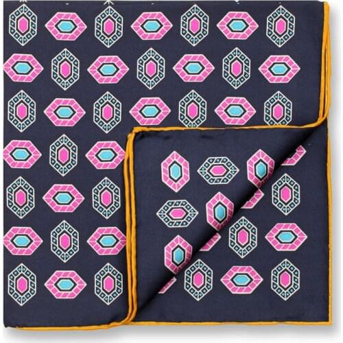 Mens Pocket Towel 100% Silk Square Handkerchiefs High Quality