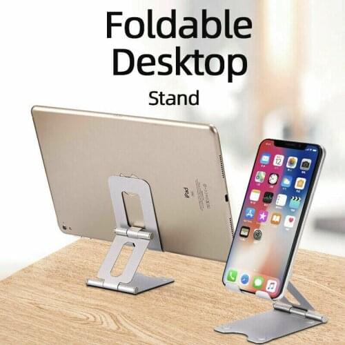 New Desk Phone Holder Metal Cell Phone Holder For iPhone X XS MAX 8 7 6 12 Phone Stand Desk For Samsung S20 FE Xiaomi Huawei