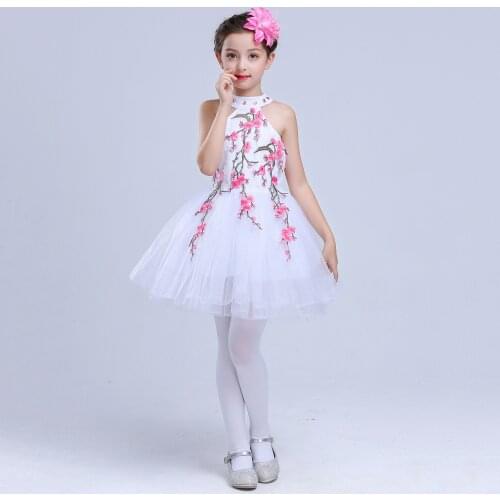 2-13 Years Old Children Girls Summer White Floral Lace Dress Above The Knee Kids Elegant Dress Girls for Wedding Party Clothes