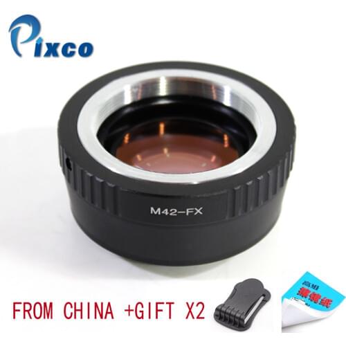 Pixco N42-FX Speed Booster Focal Reducer Lens Adapter Suit For M42 F Lens to Fujifilm X Camera for Dropshipping