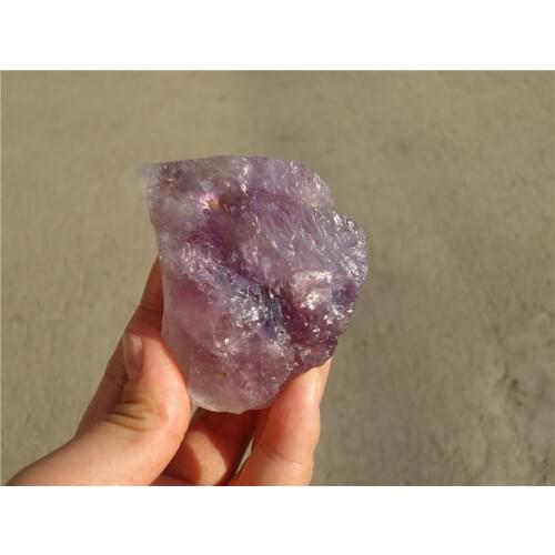 150g Rainbow! Pure natural amethyst original rock specimen furnishing articles LA1270
