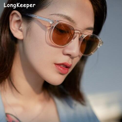 Vintage Round Sunglasses Men Women Classic Fashion Clear Round Sun Glasses Female Retro Style Leopard Small Frame Oculos De Sol