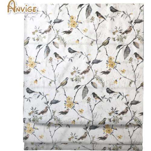 Modern Diy Cotton/Linen Cloth Customized Roman Blinds High Quality Roman Shade