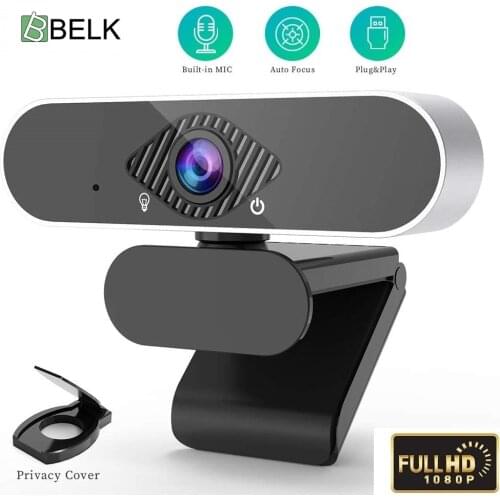 Webcam Full HD 1080p With Microphone For Stream Web Camera 360 Rotatable Mini Usb Camera For Laptop Pc Gamer Education
