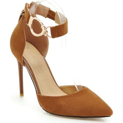 Big Size 11 12 13 14 15 ladies high heels women shoes woman pumps Pointed Package the heel Package toes Fine with Single shoes