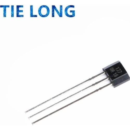 10pcs/lot OH137 137 Hall Effect Sensor for Highly Sensitive Instruments TO-92S