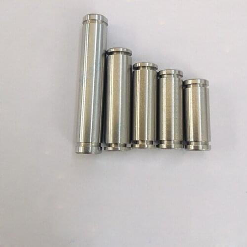 2pcs M3.5/4/5/6/7/8/9.5/10 dowels pins column double grooved locating pin double-headed stuck fixed dowel stainless steel