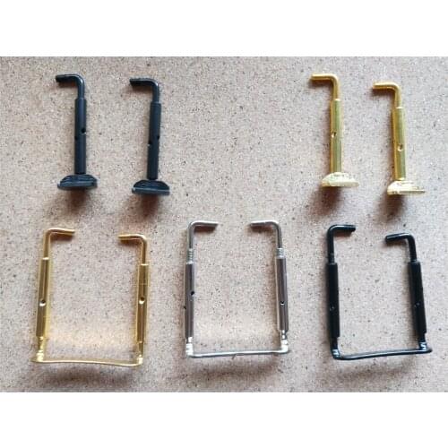 4PCs Quality Viola Chin Rest Clamp Metal Chinrest Screws for 15" To 16‘’ VIOLA Parts Differnt colors