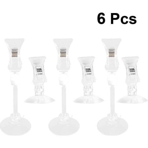 6pcs Fishes Veggie Seaweed Suction Cup Clip Feed Holder Feeding Tool for Fish Tank Aquarium Accessories(White)