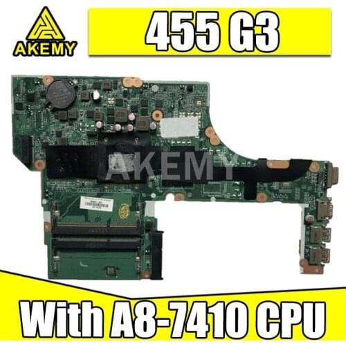 AKemy Main board 828432-601 837584-001 for HP ProbBook 455 G3 455-G3 445 G3 Laptop motherboard With A8-7410 DAX73AMB6E1