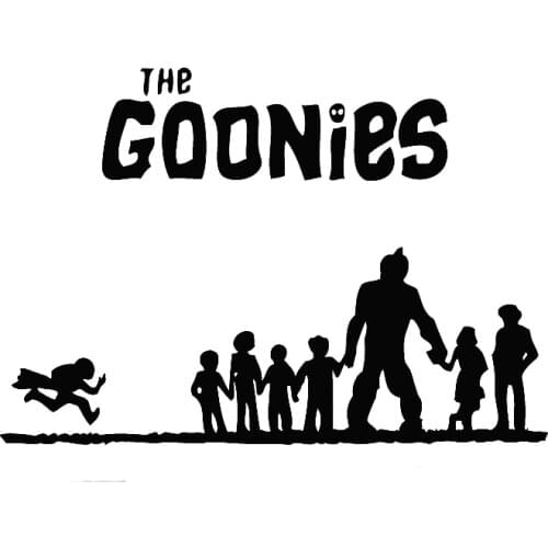 The Goonies Car Decal Window Stickers Art Bumper Car Rear windshield Decor Unique T129
