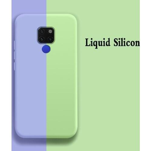 For Huawei Mate 20 Pro case Soft Liquid Silicone Back Cover for Huawei mate 20X case HUAWEI Mate 20 Pro cover luxury Candy tpu